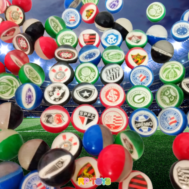 Kit Bolinhas Pula Pula Times Brasileiros 27mm