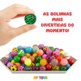 Kit Bolinhas Pula Pula Multicoloridas 27mm - Festa Brinquedo Infantil