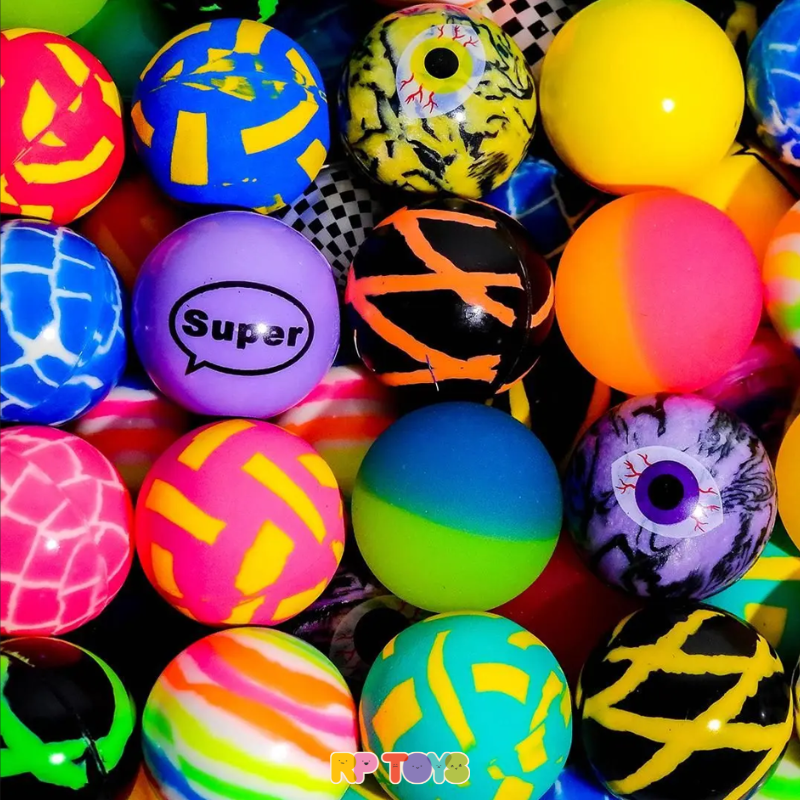 Kit Bolinhas Pula Pula Multicoloridas 45mm - Festa Brinquedo Infantil