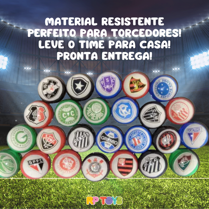 Kit Bolinhas Pula Pula Times Brasileiros 27mm