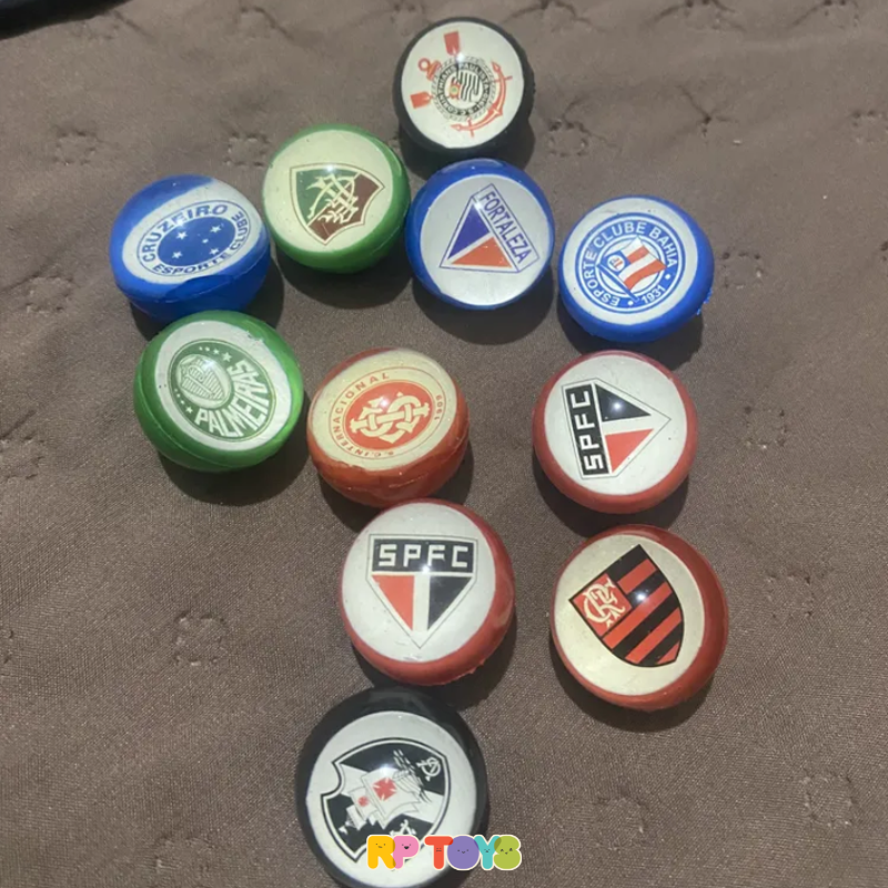 Kit Bolinhas Pula Pula Times Brasileiros 27mm